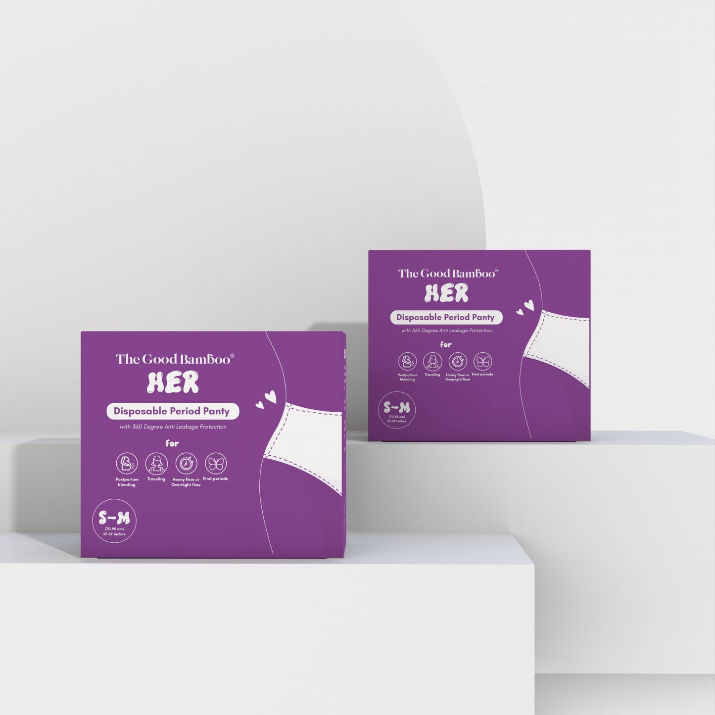 Disposable Period Panty - Small/Medium - 8 Period Panties