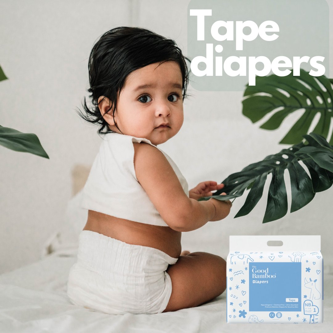 Bamboo Diapers - Tape Style