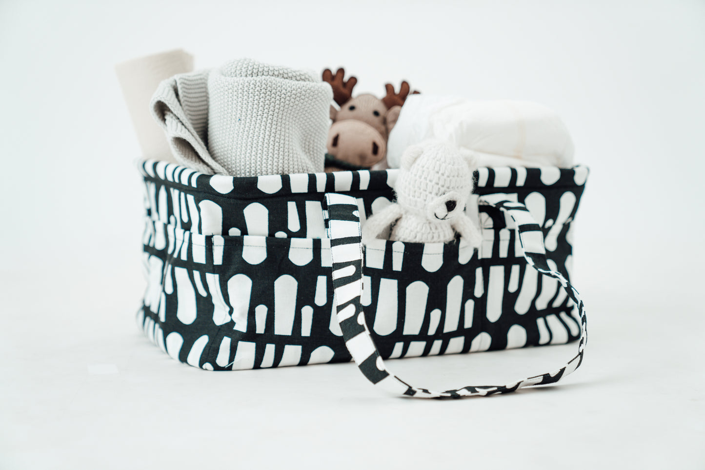 Diaper Caddy Bag - Monochrome