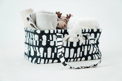 Diaper Caddy Bag - Monochrome