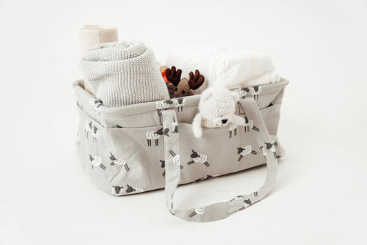 Diaper Caddy Bag - Flying Sheep