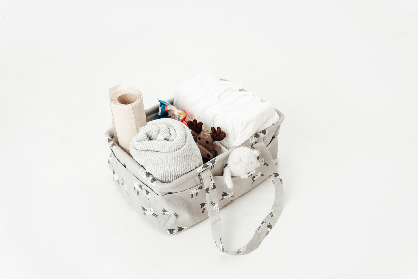 Diaper Caddy Bag - Flying Sheep