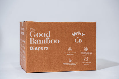 Bamboo Diapers - XS Size/NEW BORN (3-5 Kgs) - Tape Style - 34 Diapers